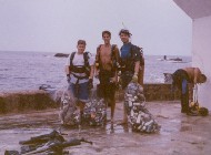 Volunteers do their part ...