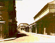 The streets of Jerusalem during the Palestinian general strike