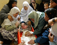 Many children have been killedor injured in the Rafah onslaught