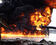 Attacks on pipelines resulted ina reduction in output  