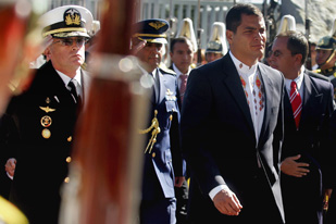 Ecuador president Rafael Correa