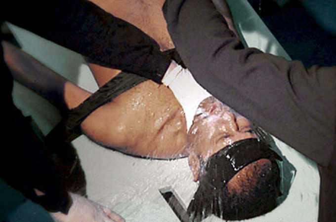 Waterboarding torture