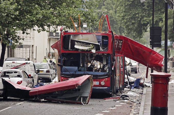 July 7 bus roof blown off