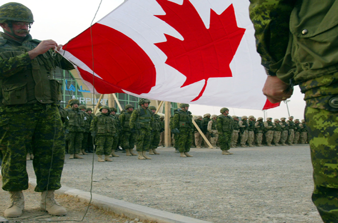 Canadian flag afghanistan