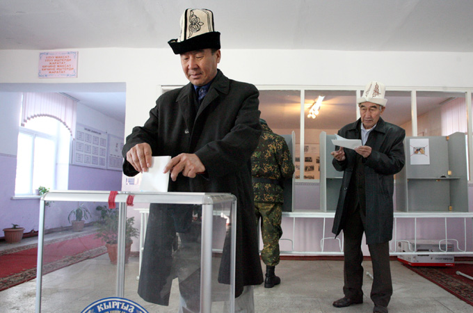 Kyrgyz voters