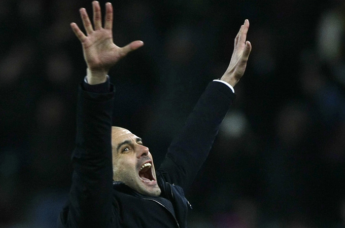 Barcelona''s coach Pep Guardiola