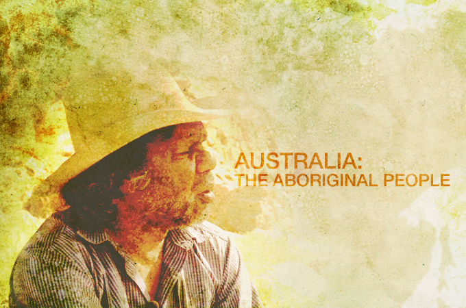 Living the language Australia aborigine title card