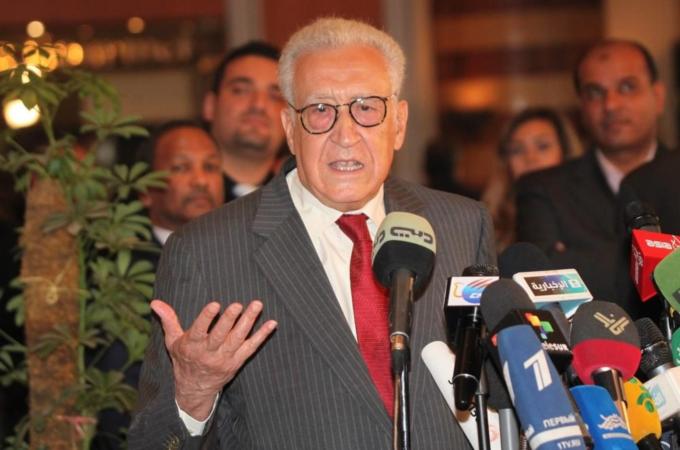 UN-Arab League envoy, Lakhdar Brahimi in Syria