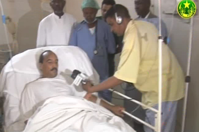 Mauritanian president in hospital