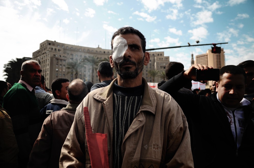 Clashes as Egyptians mark uprising