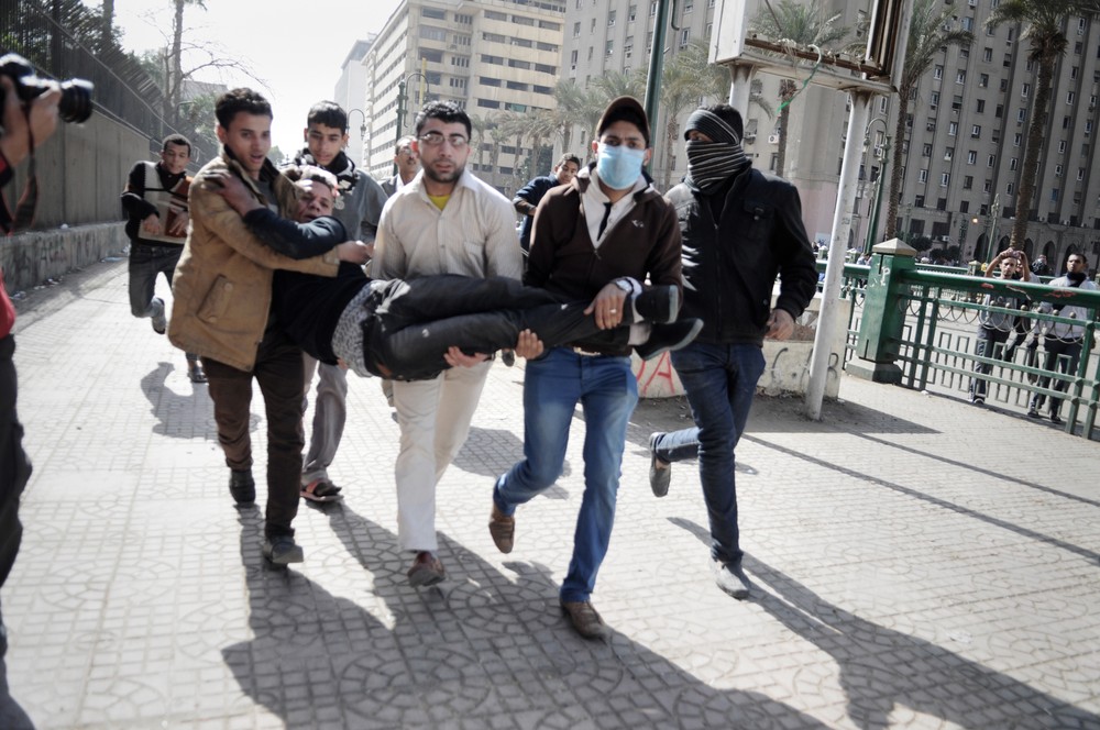 Clashes as Egyptians mark uprising