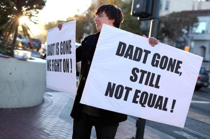 End Of Military''s Don''t Ask Don''t Tell Policy Celebrated In San Francisco