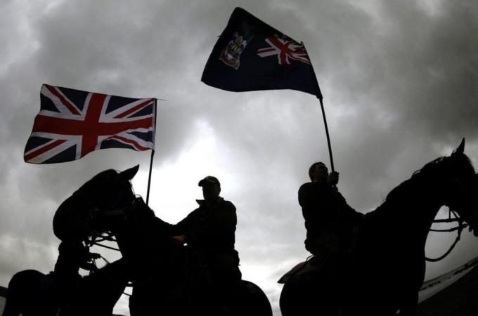 FALKLAND ISLANDS INHABITANTS ATTEND THE POLLS