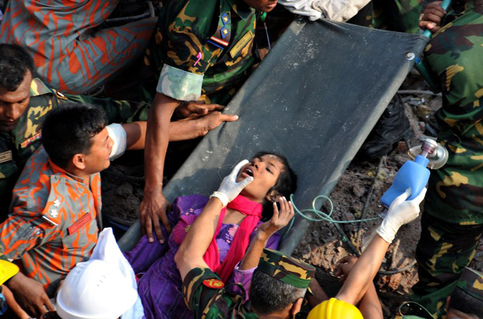 Survivor found in Bangladesh rubble