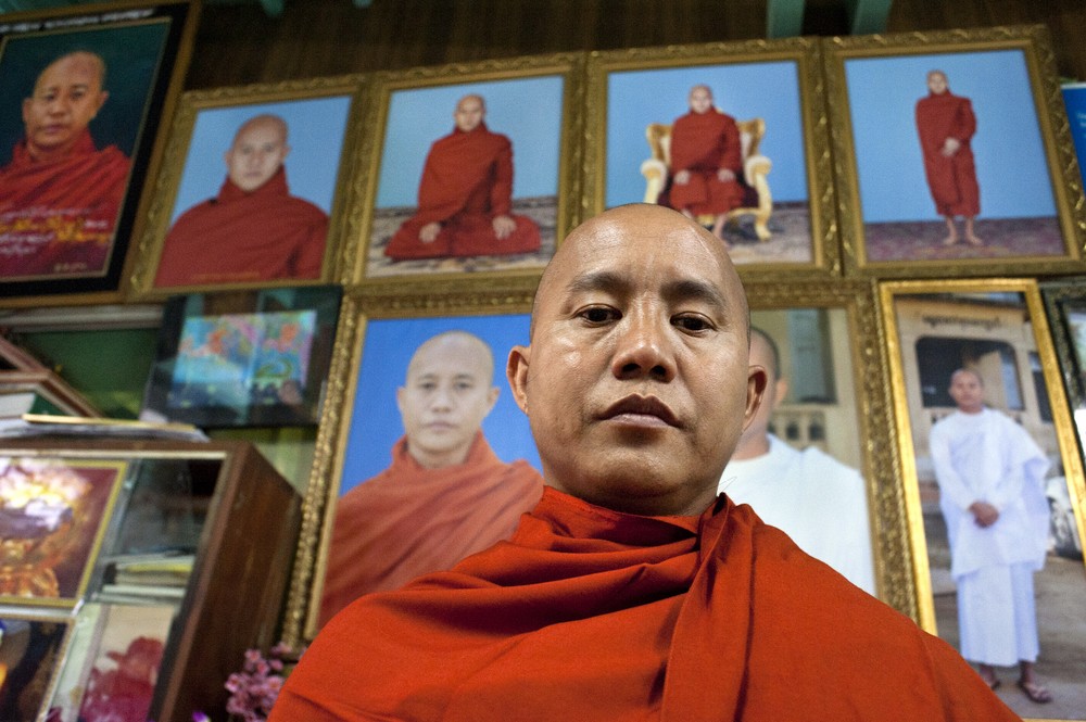 Ashin Wirathu, the leader of  the  969  movement, encourages Buddhists to only shop at Buddhist owned shops.