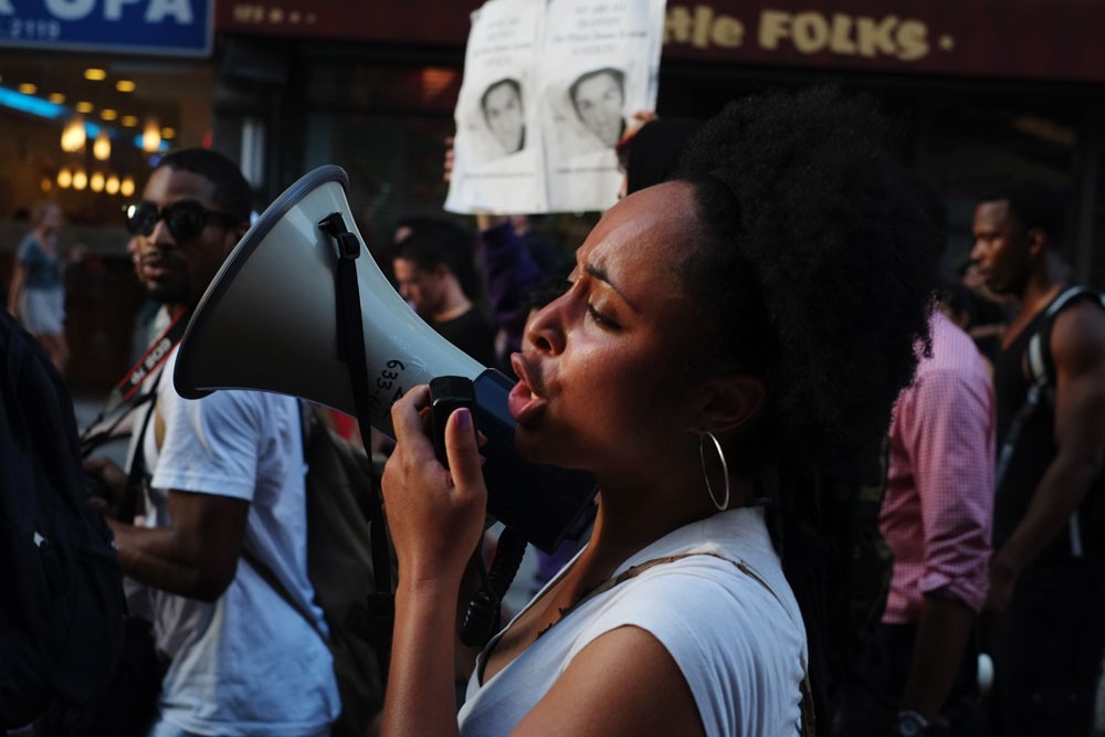 ''Justice for Trayvon'' protest in NYC