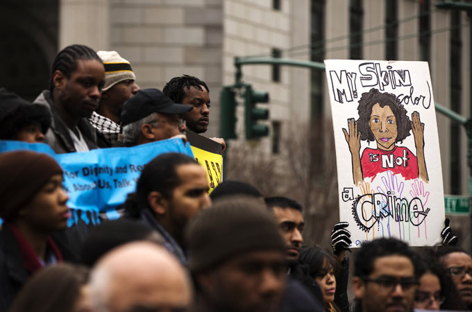 Stop and frisk protest