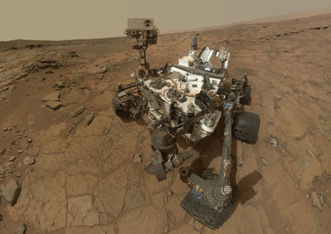 Curiosity Mars Rover selfie