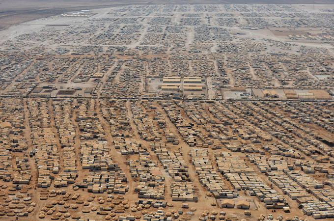 Jordan Syria Zaatari refugee camp
