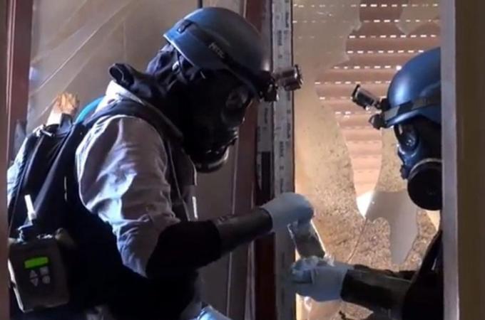 UN inspectors in Syria