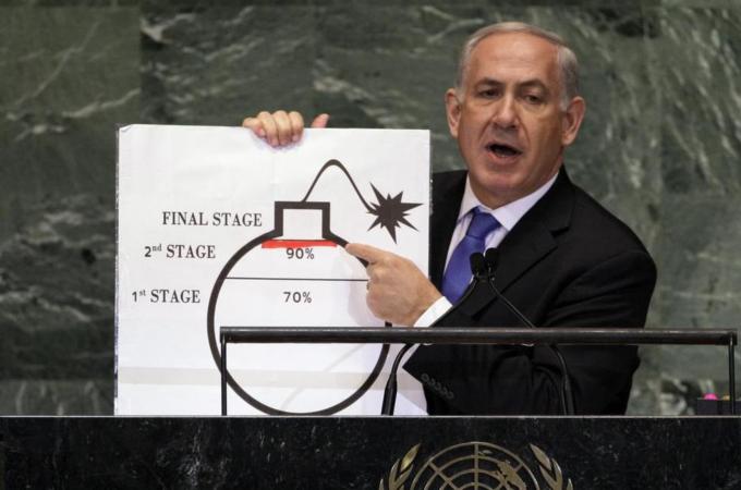 "Israel now poses a more serious existential threat to Iran than Iran can pose to Israel in the near term,” states a  report from Centre for Strategic and International Studies [AP]