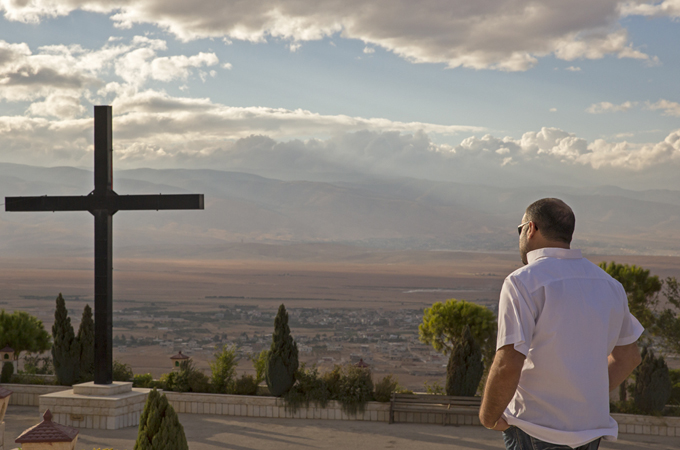 Mayor of Qaa Milad Rizk is worried Salafi rebels in Syria will move in [Roland Ragi/Al Jazeera]