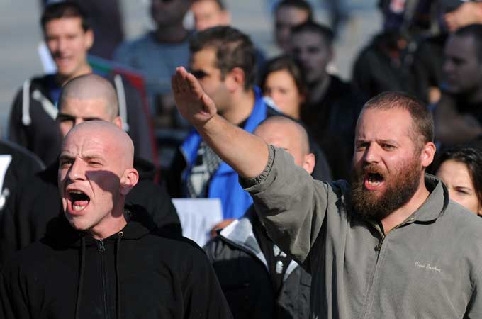 The popularity of far-right groups has led to escalating tensions across Bulgaria [Georgi Kozhuharov/Al Jazeera]