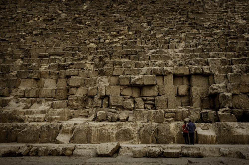 The once-packed tourist attractions in Egypt are now empty.