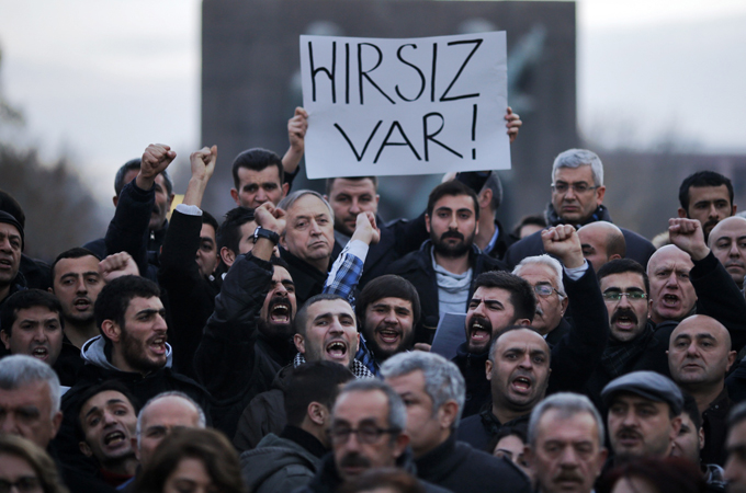 While Erdogan was in Pakistan, calls for him to resign grew [Reuters]