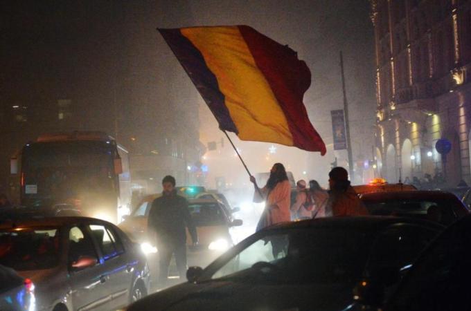 A disillusioned Romanian populace have taken to the streets to protest against the latest government measures to gain special immunity [AFP]