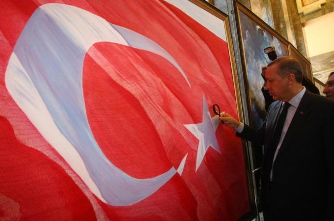 The Turkish government has been unfairly portrayed as a "civil dictatorship" [AFP]