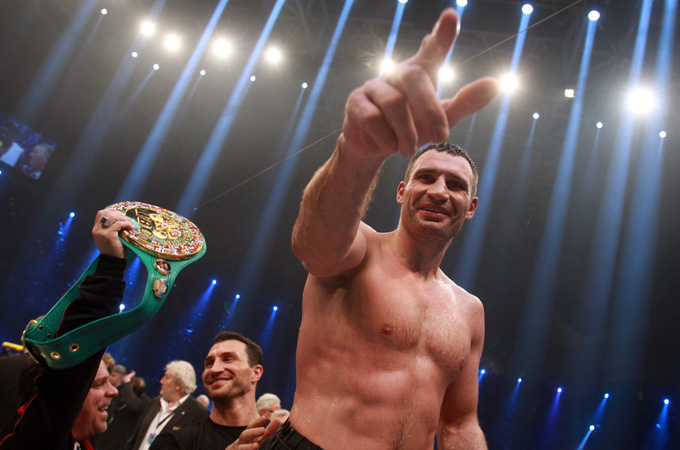 Klitschko has never been knocked out in his career and hopes for the same in next year's elections [Getty Images]
