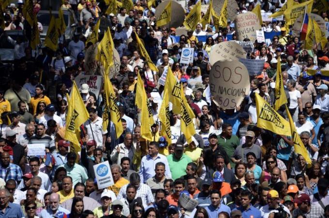 Students have led the protests incited by discontent with the government's inability to control the deteriorating economic situation, writes Tomasini [AFP]