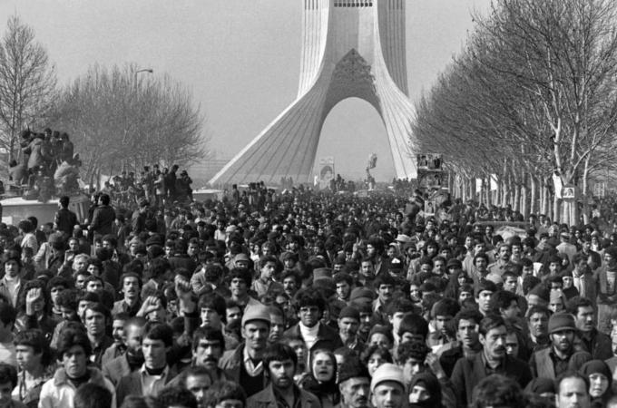 In 1979, thousands of Iranians dreaming of a better future chanted "Death to the Shah" [AFP]