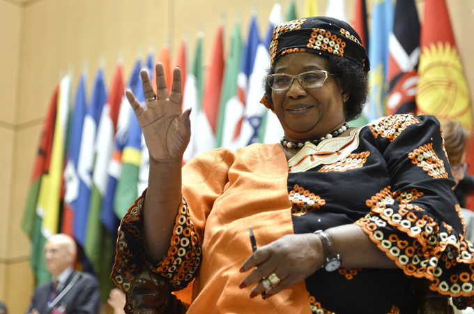 Malawi's President Joyce Banda is coming under fire over her government's handling of the scandal [EPA]