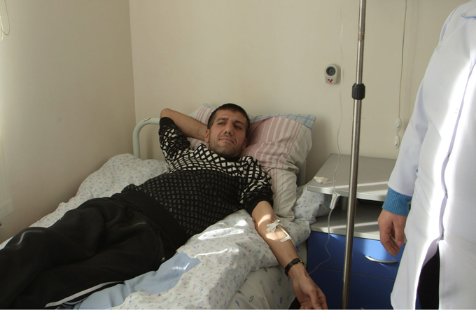 Arman is one of 450,000 people infected with a mutated form of TB per year worldwide [Sylvia Rowley/Al Jazeera]