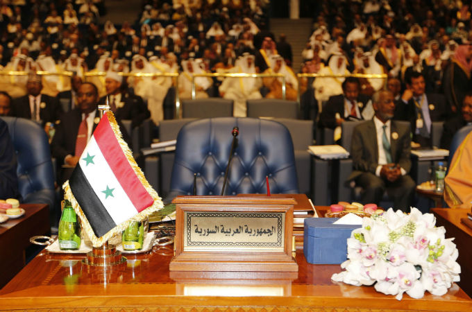 The opposition was initially approved to replace Assad's government in the bloc but the decision changed [Reuters]