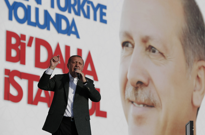 The elections are seen as a test for Prime Minister Recep Tayyip Erdogan and his AKP government [EPA]