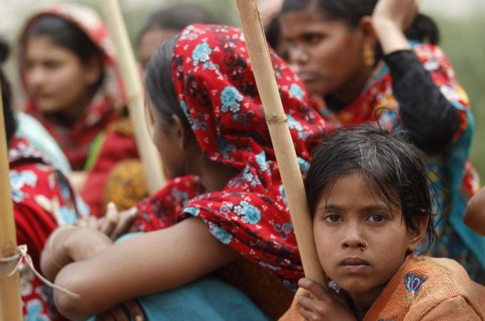 Some people might willingly enter into forced labour circumstances because of poverty and desperation, argues Howard  [Reuters]