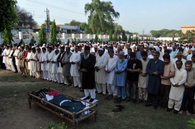 Human rights lawyer Rashid Rehman was killed for defending a man accused of blasphemy [EPA]