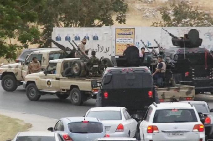 In mid-May Haftar's forces stormed the Libyan parliament and called for suspending the ruling General National Congress [AP]