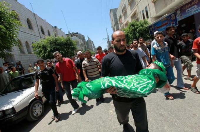 The Israeli attack on Gaza has claimed more than 100 lives [EPA]