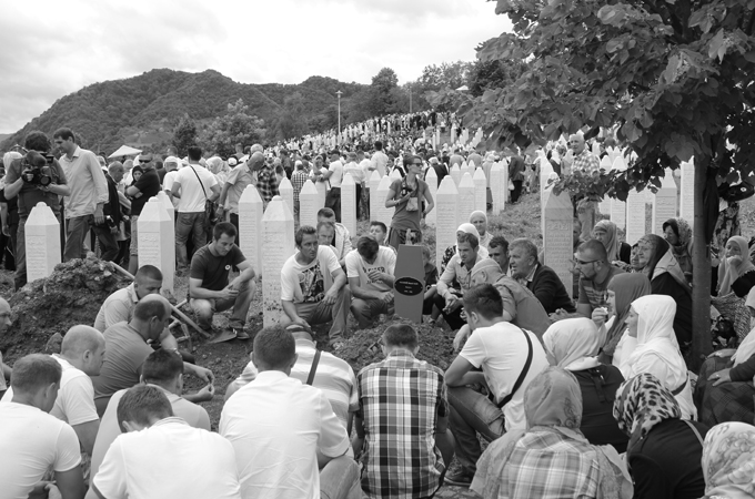 Srebrenica was a UN-protected area besieged by Serb forces during Bosnia's 1992-95 war [H.McRobie/AlJazeera]