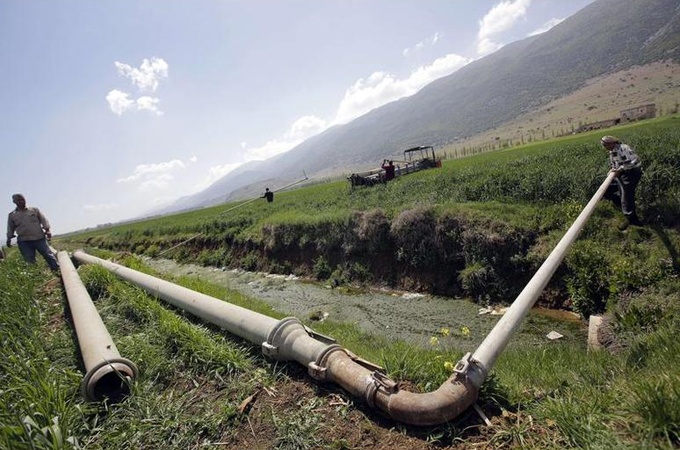 More than 80 percent of farmers in Lebanon's Bekaa Valley said they face water shortages this year [AFP]