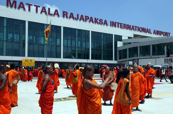 China provided monetary assistance to build Sri Lanka's new Mattala Rajapaksa International Airport [File: EPA]