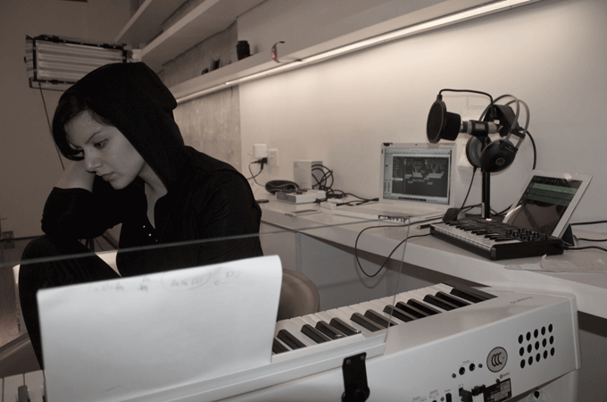 Iran's first female rapper, Salome MC, is among a new generation of Iranian artists [Courtesy: Facebook-Salome MC]