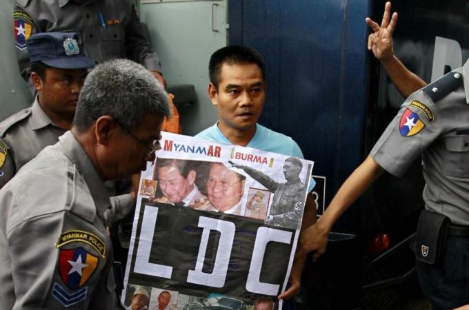 Despite the president's pledges, press freedom and human rights have been slow in coming in Myanmar [EPA]
