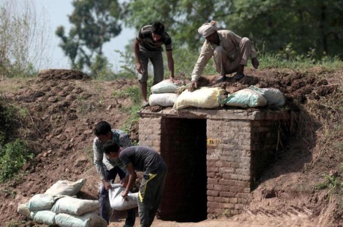 Some Jammu villagers living along the border have fortified their homes in expectation of more firings [AFP]