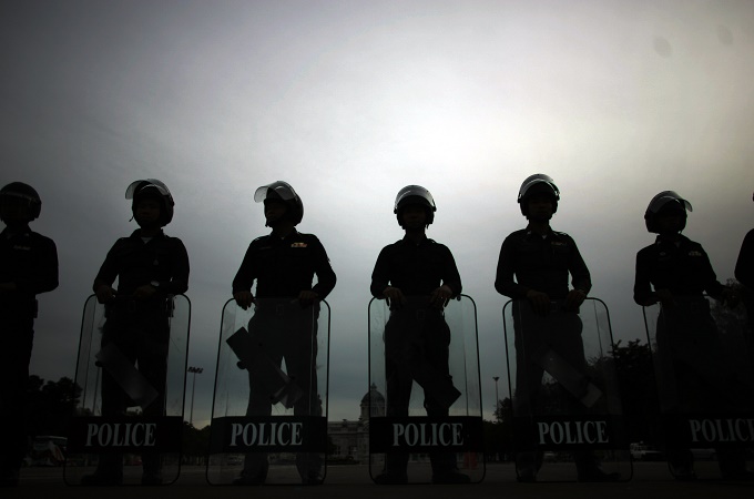 Thailand's police force has been accused of 'stop and search' bribe-seeking against foreigners [AP]