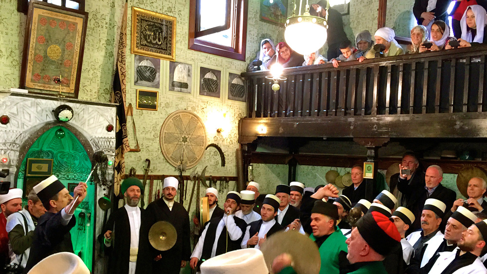 The annual ritual is a celebration of the birth of Ali ibn Abi Talib, the first male to accept Islam [Valerie Hopkins/Al Jazeera]